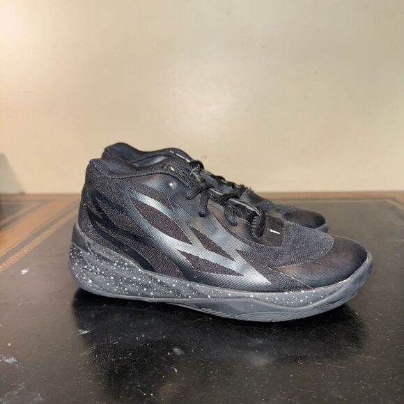 Puma Lamelo Ball MB.02 Oreo Black White 395818-01 Ps Preschool Size 3Y - Picture 1 of 5